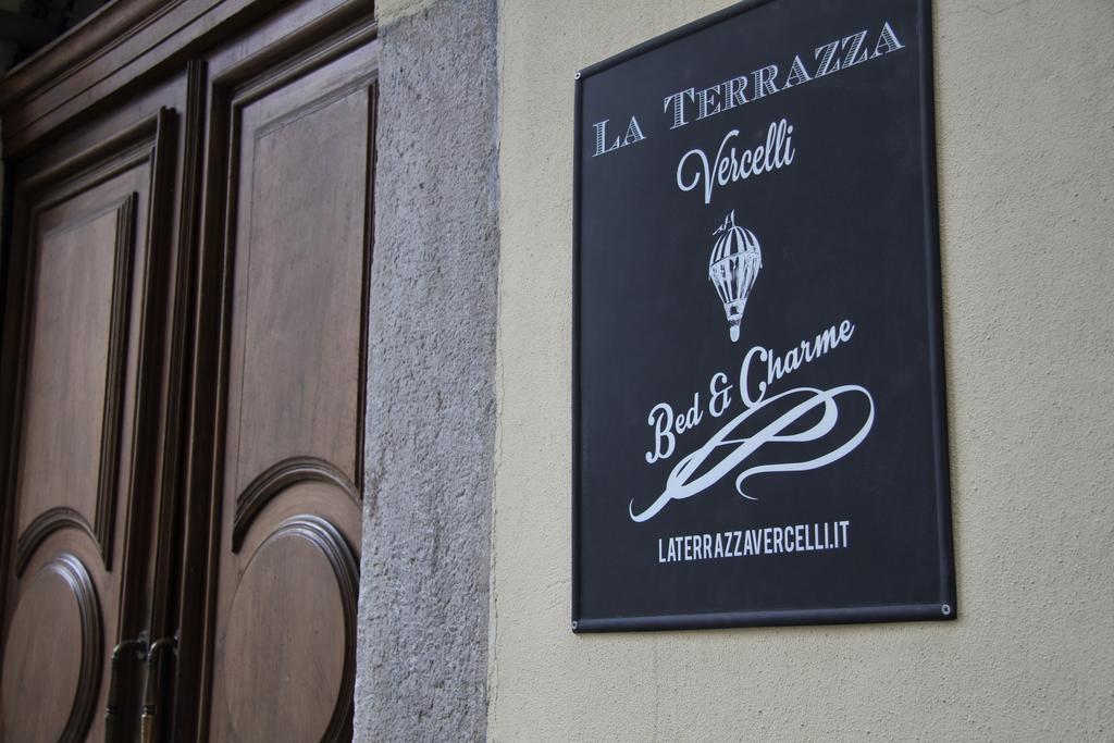 La Terrazza Vercelli Bed & Charme Eksteriør billede
